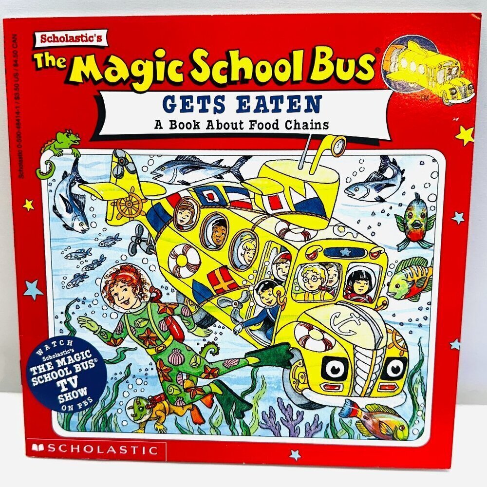 The Magic School Bus Gets Eaten: A Book About Food Chains by Patricia Relf NEW